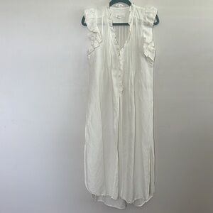 Anthropologie Linen Duster